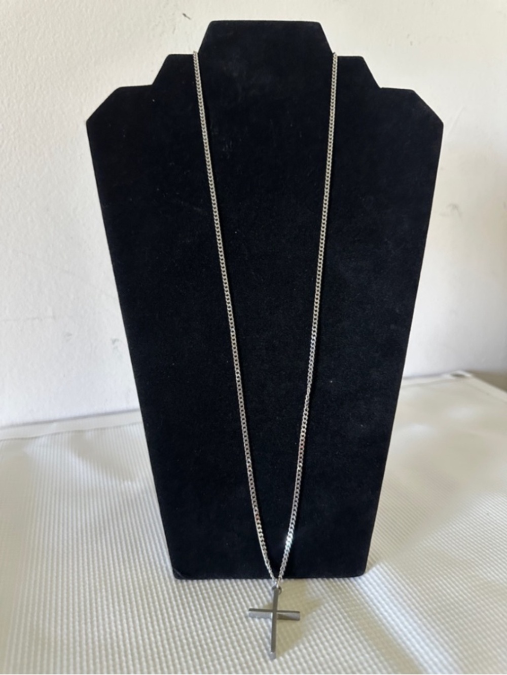 Sterling Silver Cross Pendant Necklace